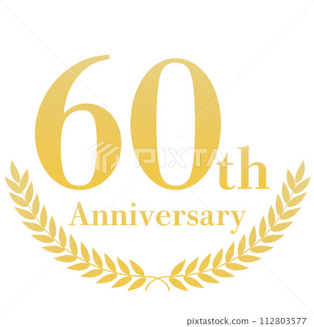 Golden laurel 3rd anniversary decorative frame Golden laurel 3rd anniversary decorative frame 112803577