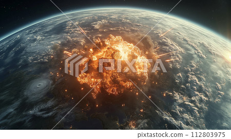 核子飛彈攻擊影像 112803975