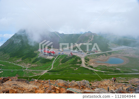 [Japanese mountain hut] Gifu Prefecture, Mt. Norikura, Tatamidaira (2010) 112804944