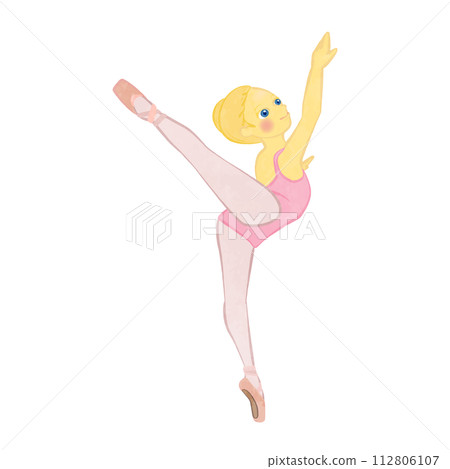 女孩上基礎芭蕾課 01 阿拉伯式花紋 112806107