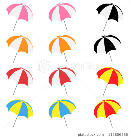 12 parasols of 6 types 12 parasols of 6 types 112806386