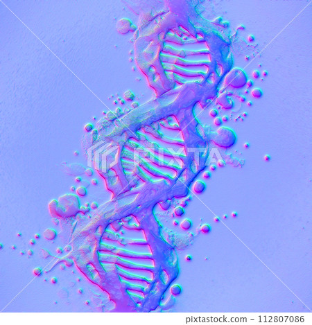Molecule of DNA, double helix, genetic mutation and genetic disorders, 3D illustration Molecule of DNA, double helix, genetic mutation and genetic disorders, 3D illustration 112807086