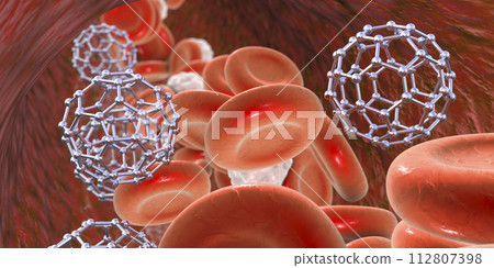 Fullerene nanoparticles in blood 112807398