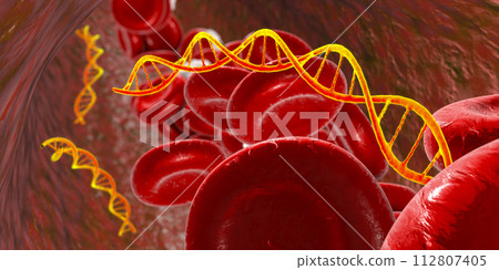 Cell free nucleic acids in human blood 112807405