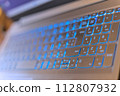 Shimmering keyboard 112807932