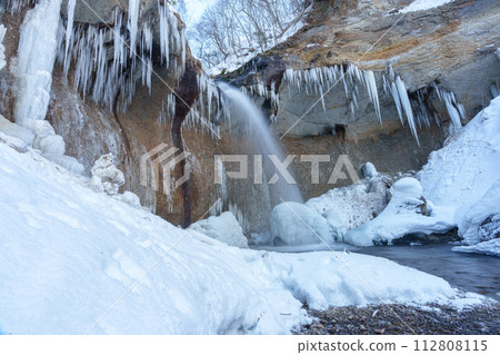Shichijo Otaki - Spectacular winter scenery in Hokkaido - Icefall of natural art Shichijo Otaki - Spectacular winter scenery in Hokkaido - Icefall of natural art 112808115