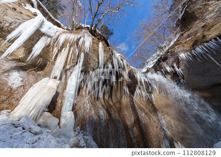 Shichijo Otaki - Spectacular winter scenery in Hokkaido - Icefall of natural art Shichijo Otaki - Spectacular winter scenery in Hokkaido - Icefall of natural art 112808129