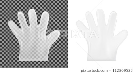 Disposable transparent plastic gloves Disposable transparent plastic gloves 112809523