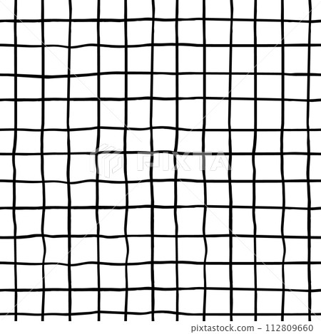 Seamless pattern with hand drawn ink shapes. Trendy black and white background. Great for fabric, textile, wrapping. Vector Illustration Seamless pattern with hand drawn ink shapes. Trendy black and white background. Great for fabric, textile, wrapping. Vector Illustration 112809660