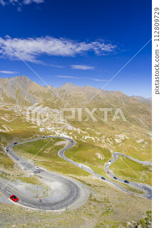 Landscape near Col du Galibier, Hautes-Alpes, France 112809729