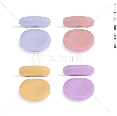 Multicolored vector soap 112810085