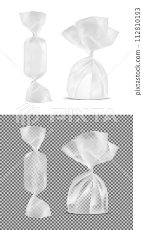 Transparent foil food snack pack for candy and other products Transparent foil food snack pack for candy and other products 112810193