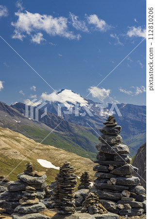 Landscape near Col de l'Iseran, Savoy, France 112810206