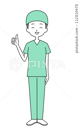 好兆頭外科醫生插圖(磨砂膏)(女) 好兆頭外科醫生插圖(磨砂膏)(女) 112810478