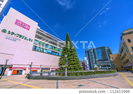 日本相模原市的城市景觀,俯瞰橋本站等 日本相模原市的城市景觀,俯瞰橋本站等 112811006