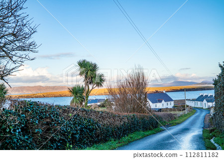The road to Portnoo harbour, County Donegal - Ireland The road to Portnoo harbour, County Donegal - Ireland 112811182