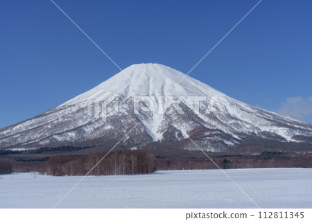 Mt Yotei in snow Mt Yotei in snow 112811345