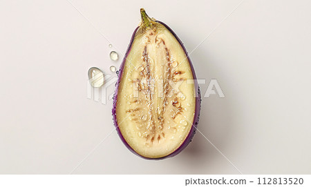 a studio photo of a single, fresh vegetable, isolated on a clear white background a studio photo of a single, fresh vegetable, isolated on a clear white background 112813520