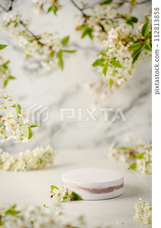 Geometric empty podium Geometric empty podium 112813858