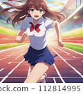 一輛卡車在陽光下飛馳 112814995