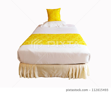 bed, pillow, bedding 112815493