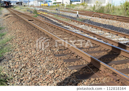 Railroad track branch point 112818164