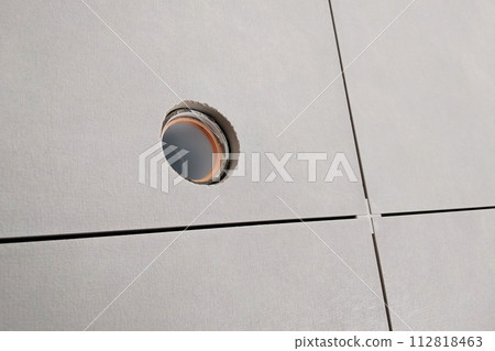 Wall ceramic tiles installation on mortar glue. Wall ceramic tiles installation on mortar glue. 112818463