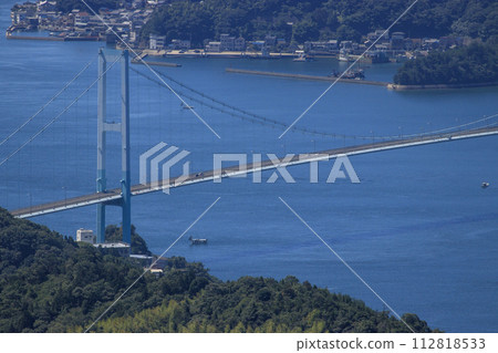 Akinada Bridge on Tobishima Kaido in Setouchi 112818533