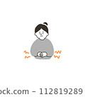 一個女人傷肚子 112819289