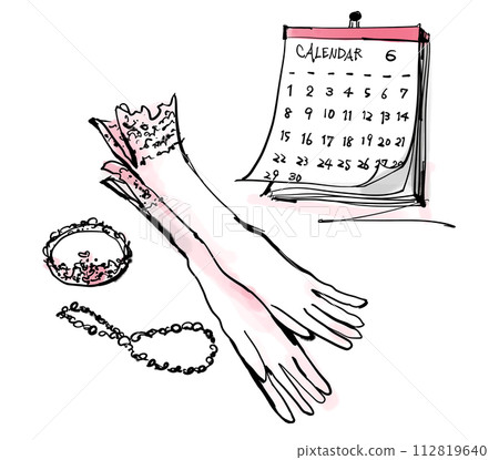 Calendar bridal dress gloves jewelry wedding gloves Calendar bridal dress gloves jewelry wedding gloves 112819640