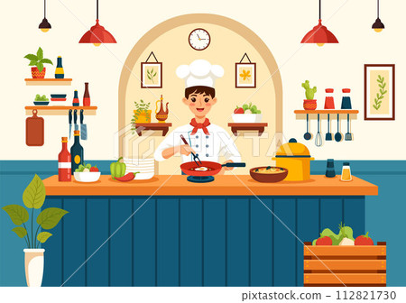 Spanish Restaurant Vector Illustration with Various of Food Menu Traditional Dish Typical Recipe and Cuisine in Flat Cartoon Background Design Spanish Restaurant Vector Illustration with Various of Food Menu Traditional Dish Typical Recipe and Cuisine in Flat Cartoon Background Design 112821730