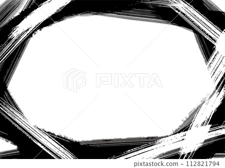 背景與黑白油漆 112821794