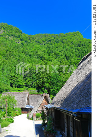 [富山]新鮮的綠色五ka山愛倉合掌村 112822391