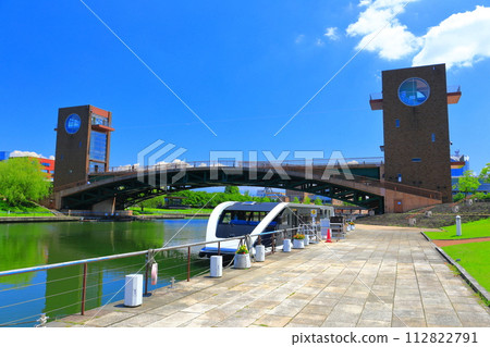 [Toyama Prefecture] Fugan Canal Kansui Park in sunny weather 112822791