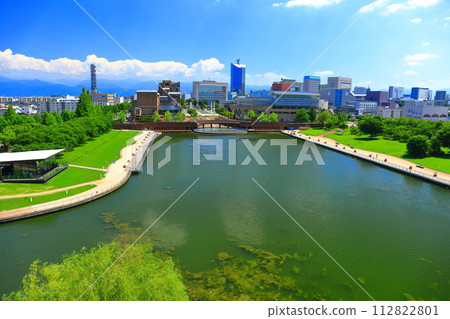 [Toyama Prefecture] Sunny Fugan Canal Kansui Park (Spring and Waterfall Square) 112822801