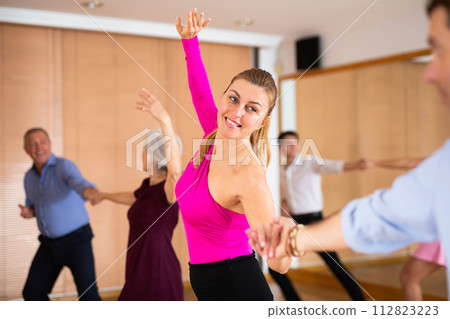 woman horeografer dances paso doble 112823223