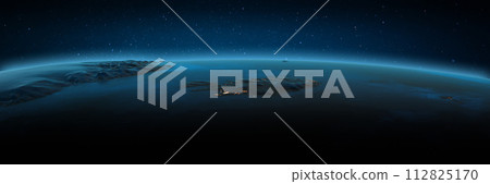 Iceland, Greenland city lights Iceland, Greenland city lights 112825170