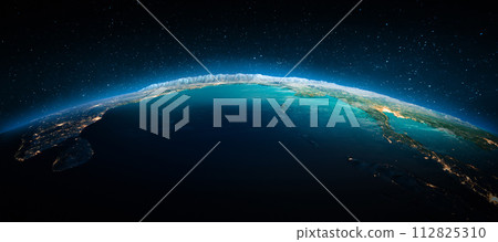 Indian ocean from space 112825310