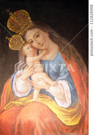 Our Laady of Brezje, altarpiece in Church of St Michael in Novo Mesto, Slovenia 112826006