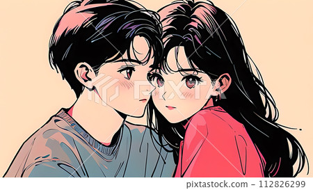 Couple illustration material Couple illustration material 112826299