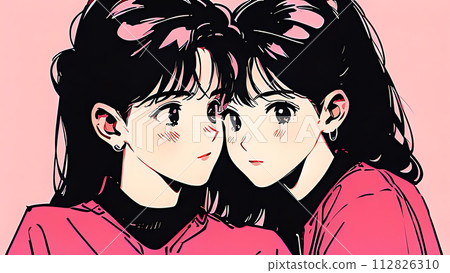 Couple illustration material 112826310