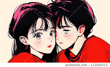 Couple illustration material Couple illustration material 112826313