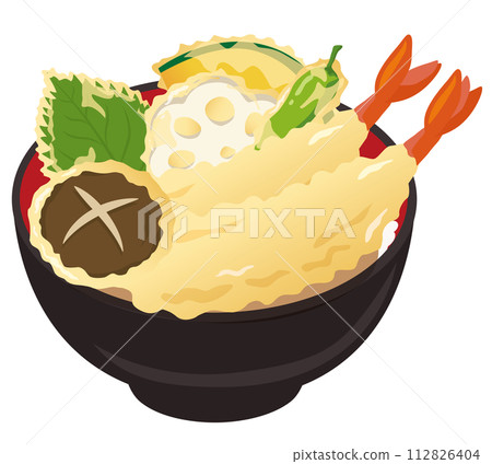 蓋飯_蓋飯_天婦羅蓋飯 112826404