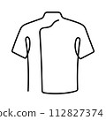 Chef workwear one line vector icon 112827374