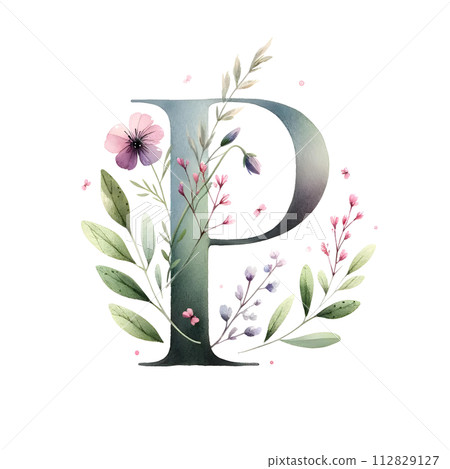 Flowers with Letter P Flowers with Letter P 112829127