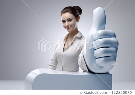 3d like, A sign of admiration and preference, expressions of liking and sympathy, Digital display of gratified emotion. 112830070