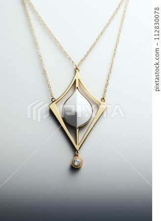 Radiant elegance: an opulent portrayal of luxury embodied in a captivating necklace, exuding sophistication, glamour, and timeless beauty, perfect for discerning tastes and refined occasions Radiant elegance: an opulent portrayal of luxury embodied in a captivating necklace, exuding sophistication, glamour, and timeless beauty, perfect for discerning tastes and refined occasions 112830078