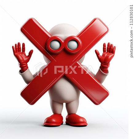 Banning entry: a 3d prohibition concept with a red x sign, a virtual warning symbolizing restricted access for banners and websites, ensuring digital safety and control in a visually impactful design Banning entry: a 3d prohibition concept with a red x sign, a virtual warning symbolizing restricted access for banners and websites, ensuring digital safety and control in a visually impactful design 112830101