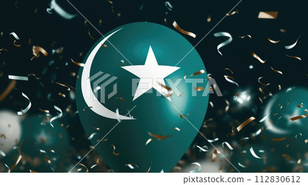 Pakistan day: celebrating unity, freedom, and heritage in a symphony of green and white, honoring the nation's journey towards independence and prosperity on this historic occasion. Pakistan day: celebrating unity, freedom, and heritage in a symphony of green and white, honoring the nation's journey towards independence and prosperity on this historic occasion. 112830612
