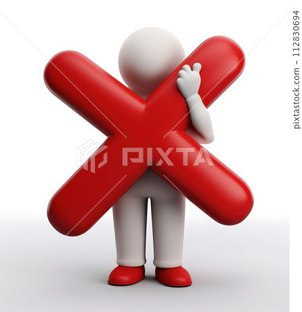 Banning entry: a 3d prohibition concept with a red x sign, a virtual warning symbolizing restricted access for banners and websites, ensuring digital safety and control in a visually impactful design Banning entry: a 3d prohibition concept with a red x sign, a virtual warning symbolizing restricted access for banners and websites, ensuring digital safety and control in a visually impactful design 112830694